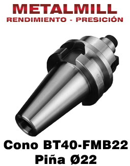 Cono porta Boquillas BT40FMB22